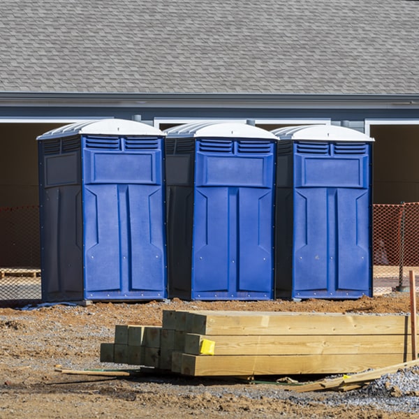 can i customize the exterior of the porta potties with my event logo or branding in What Cheer